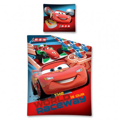 Capa de Edredon + Fronha Disney Cars Raceway