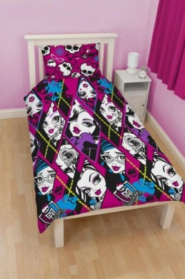 Capa de Edredon Reversivel Monster High Skullette