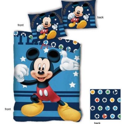 Capa Edredon Algodão Mickey Stars