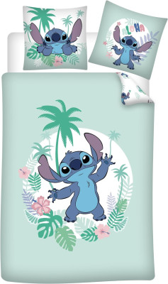 Capa Edredon Algodão Stitch Palms