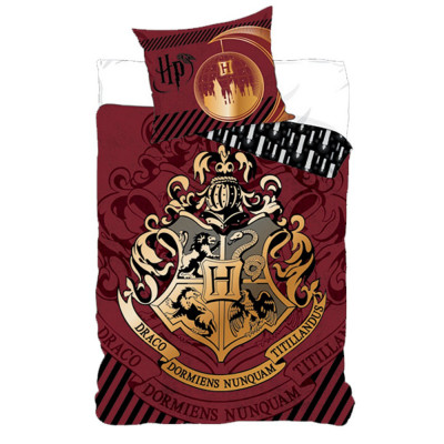 Capa Edredon + almofada Hogwarts Harry Potter
