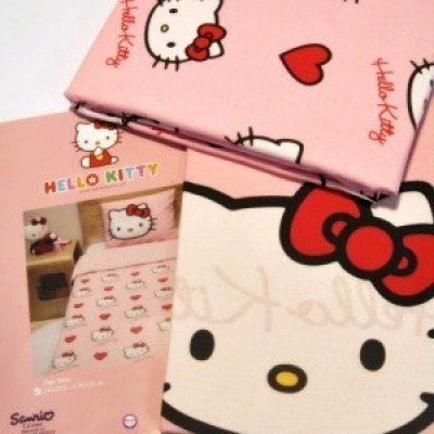 Capa Edredon Casal Hello Kitty - Casal