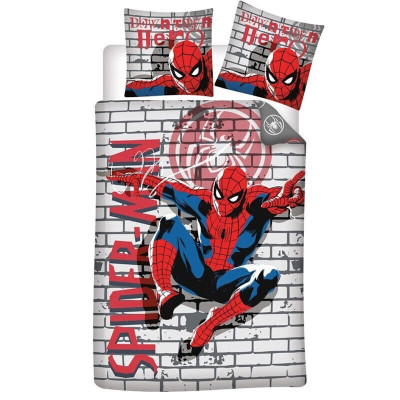 Capa edredon + fronha Marvel Spiderman Block