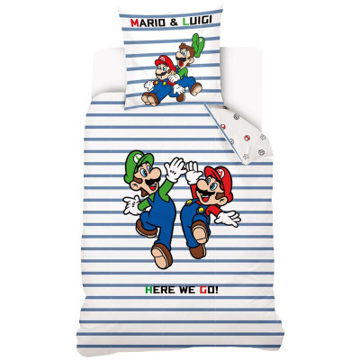 Capa Edredon Super Mario - Mario e Luigi