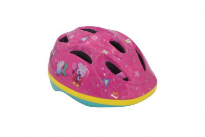 Capacete Porquinha Peppa Rosa