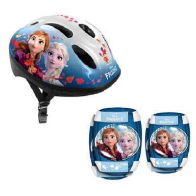 Capacete + Proteções Frozen 2 Disney