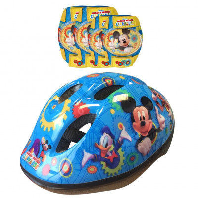 Capacete + Proteções Mickey Disney