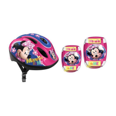 Capacete + Proteções Minnie Disney