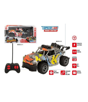 Carro R/C Speed & Go Grafitti 1:20 Sortido