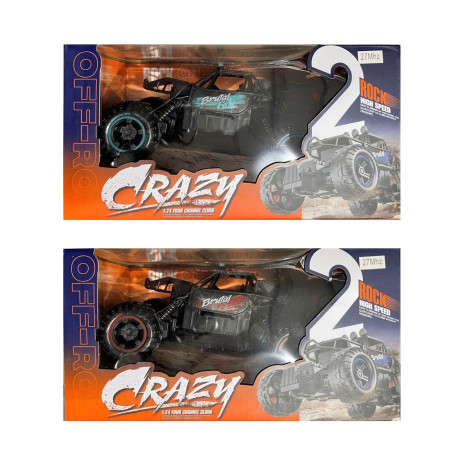 Carro R/ Control Crazy 1:24