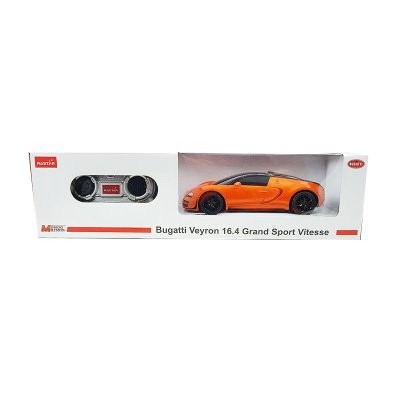 Carro Radio Controlo Bugatti Veyron Laranja