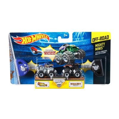 Carros Hot Wheels Mighty Minis com lançador - Sortido