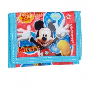 Carteira infantil velcro Disney - Mickey