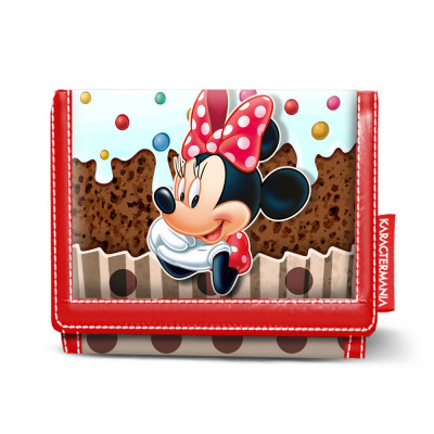 Carteira infantil velcro Minnie Disney - Muffin