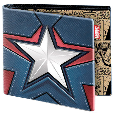 Carteira Marvel Capitão America Escudo