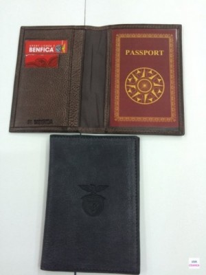 Carteira Passaporte Pele SLB Benfica