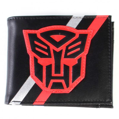 Carteira Pele Logo Transformers