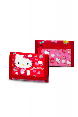 Carteira Velcro Hello Kitty Lacinho