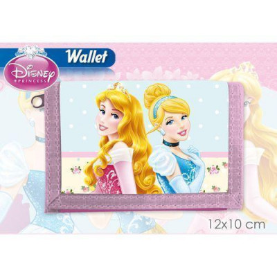 Carteira Velcro Princesas Disney