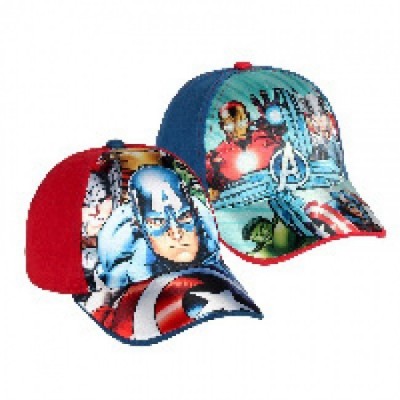 Chapéu CAP Marvel Avengers Red Blue