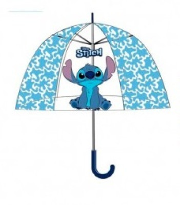 Chapéu Chuva automatico bolha Stitch Azul