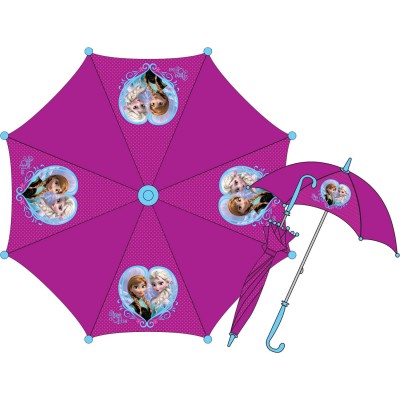 Chapeu Chuva automatico Frozen Elsa e Anna Heart (pack 12)