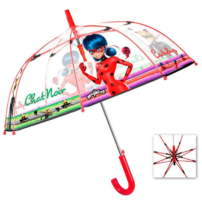 Chapéu Chuva Automático Ladybug Catnoir 45cm