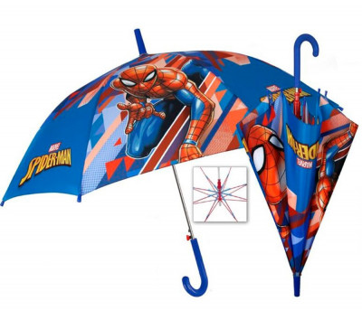 Chapéu Chuva Automático Spiderman Marvel 48cm