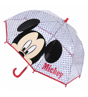 Chapéu Chuva Bolha Mickey Dots 45cm