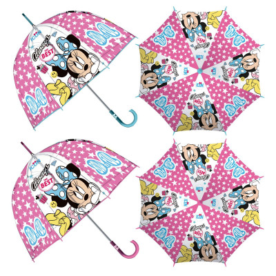 Chapéu Chuva Bolha Minnie Bowtiful 48cm Sortido