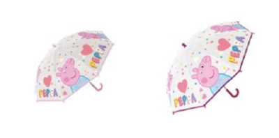 Chapéu Chuva Manual Porquinha Peppa Heart Sortido 46cm