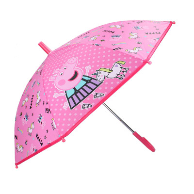 Chapéu Chuva Manual Porquinha Peppa Unicórnio 45cm