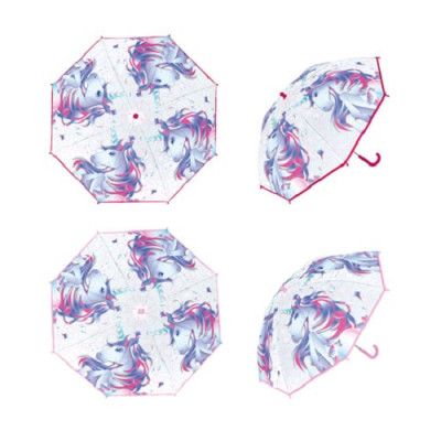 Chapéu Chuva Manual Unicórnio Sortido 46cm