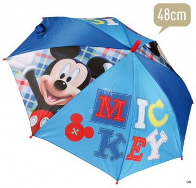 Chapéu chuva Mickey azul