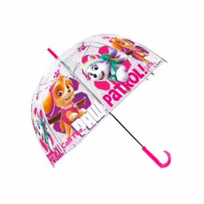 Chapéu-chuva Transparente 48cm Patrulha Pata Skye