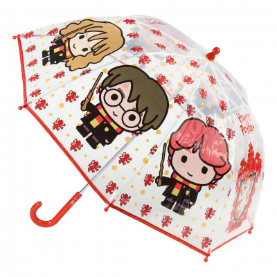 Chapéu Chuva Transparente Harry Potter 45cm