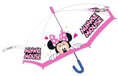 Chapéu Chuva Transparente Minnie Disney 44cm