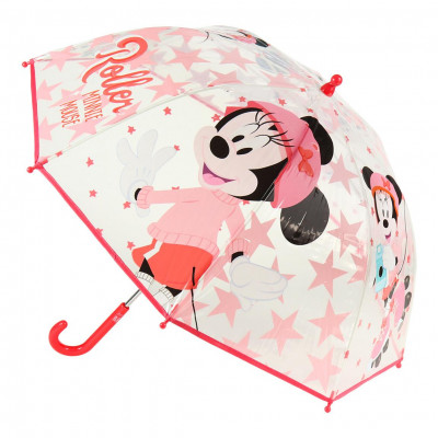 Chapéu Chuva Transparente Minnie Roller 45cm