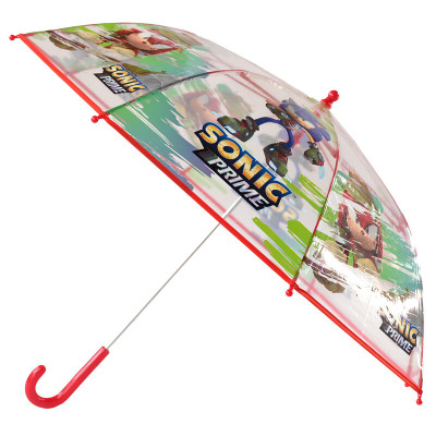 Chapéu Chuva Transparente Sonic Prime 48cm