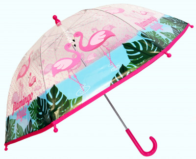 Chapéu Transparente Flamingo 48cm