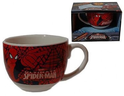 Chávena almoçadeora + base Spiderman Marvel