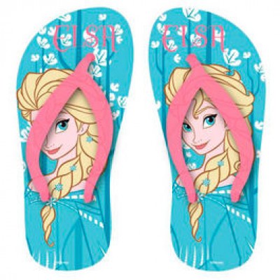 Chinelos Azuis Frozen Disney 10 Und