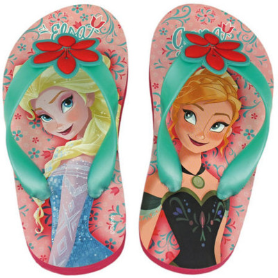 Chinelos Frozen Anna + Elsa