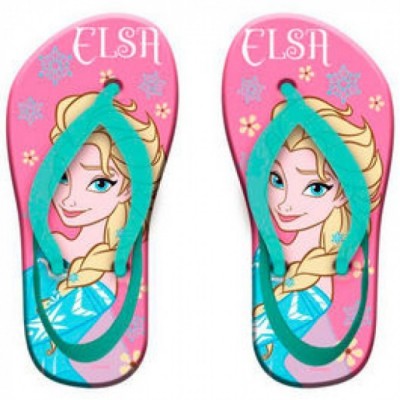 Chinelos Praia Frozen C/Elastico 12 Und