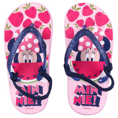 Chinelos Praia Premium Minnie Fruits com Elástico