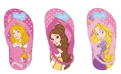 Chinelos praia Princesas Disney 2 (pack 12 unid)