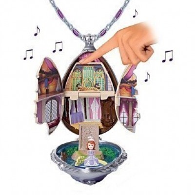 Colar Amuleto Princesa Sofia musica e luzes