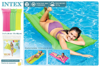 Colchão Insufável Neon Intex Sortido