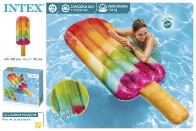 Colchão Insuflável Intex Gelado Colorido