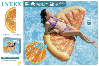 Colchão Insuflável Intex Laranja